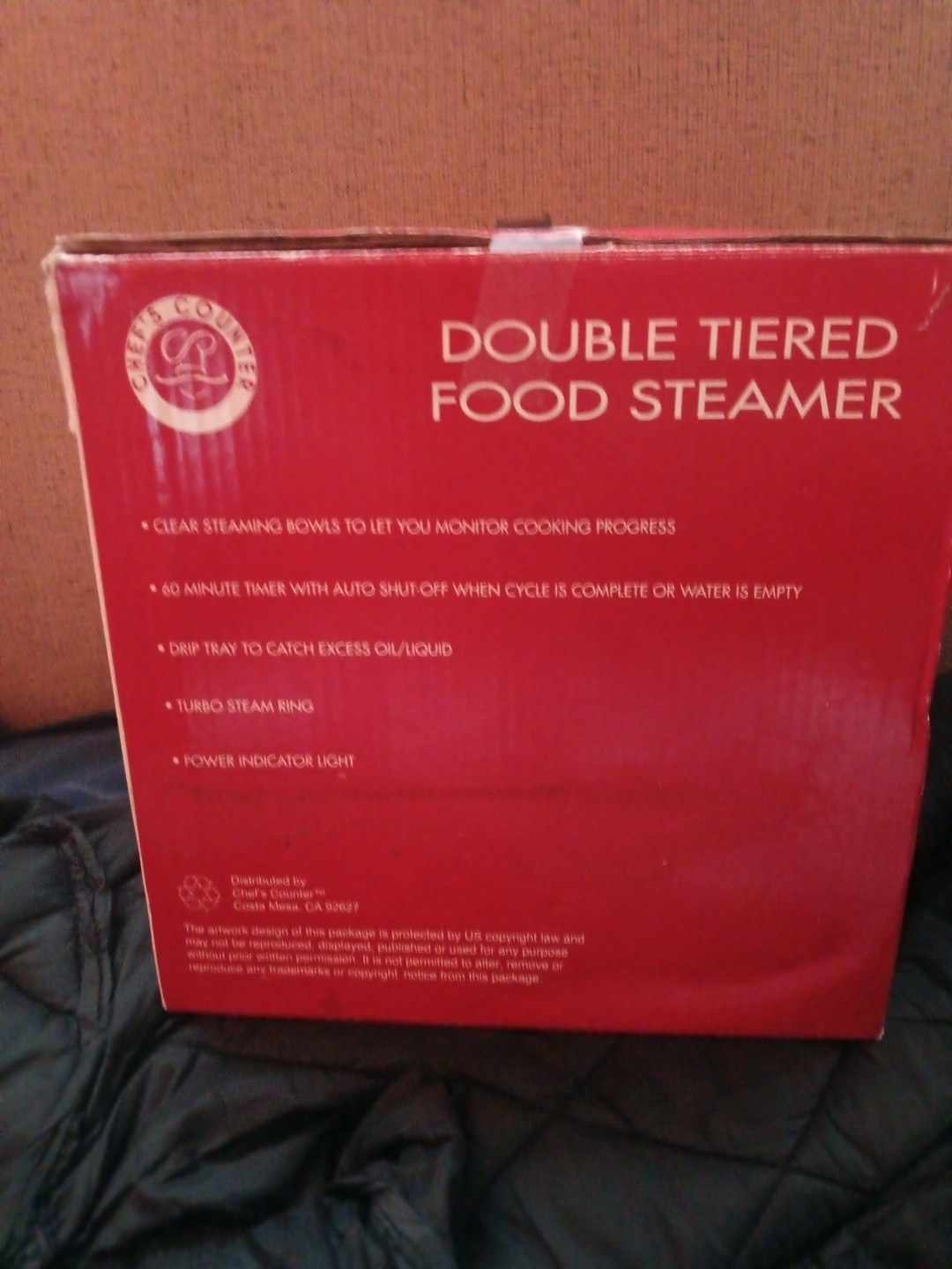 Chef’s Counter Double Tiered Food Steamer