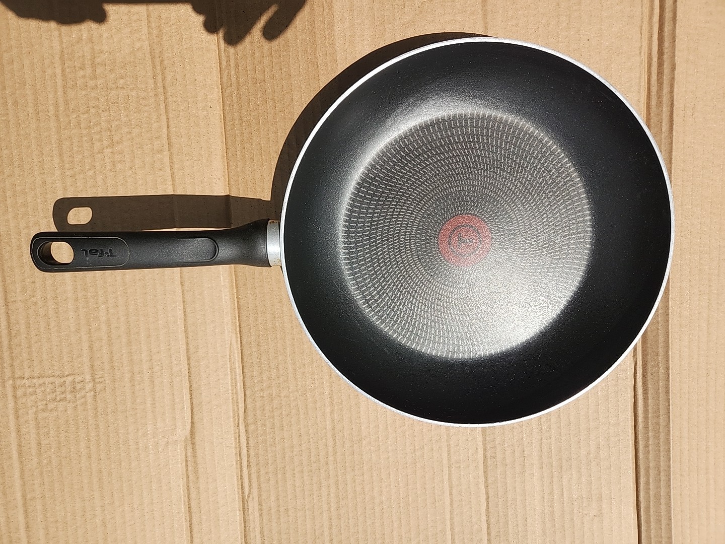 T-FAL ULTIMATE Hard Anodized ALUM TITANIUM NONSTICK THERMO SPOT 12” FRY PAN