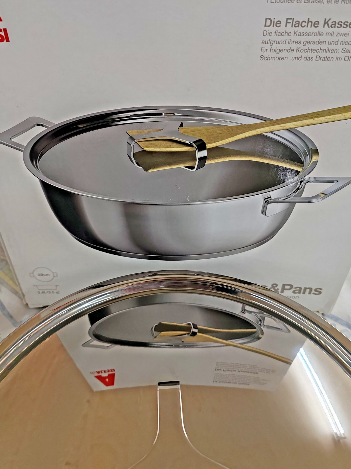 Alessi-Pots&Pansa Two Handle Casserole jm102/28c