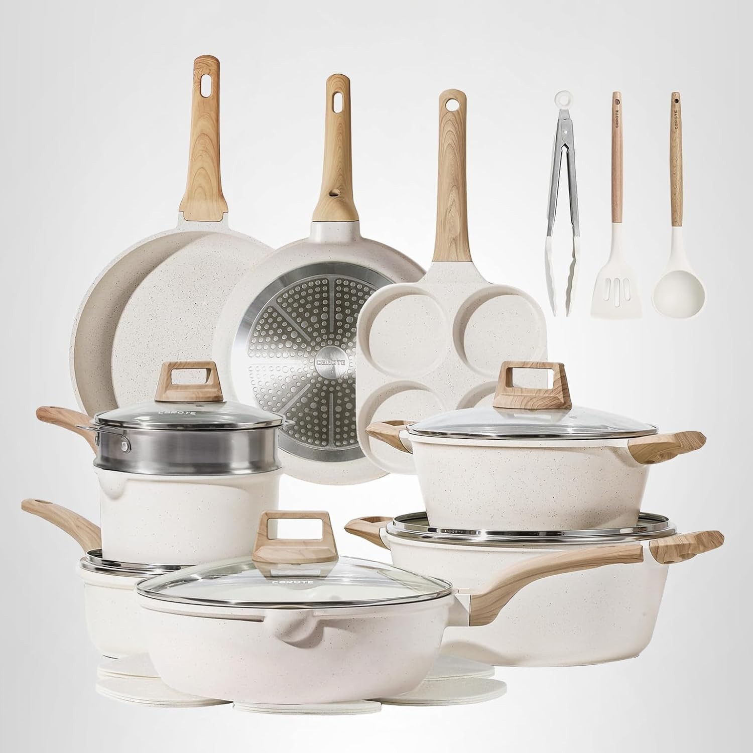 21-Piece Nonstick Cookware Set – Versatile Induction Ready Kitchen Essentials