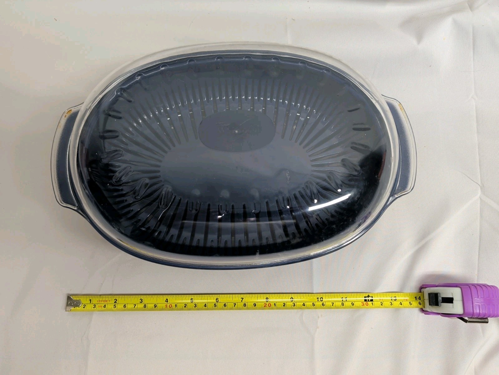Whirlpool Microwave Steamer Blue/Clear Lid 4619-656-97781 #22563