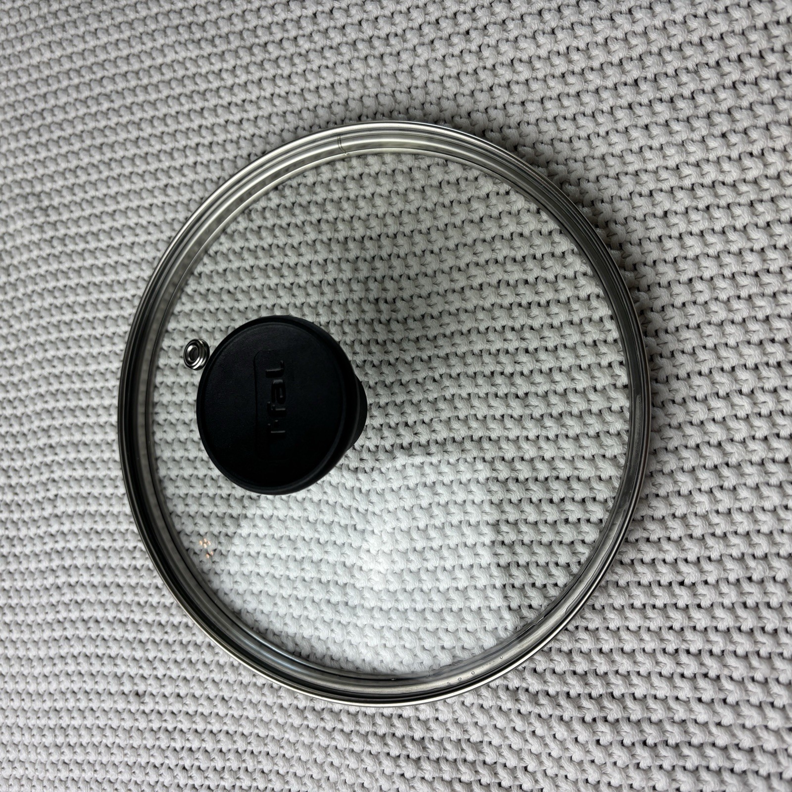T-FAL 7″ Inner Rim 7.5” OD Glass Vented Strainer Replacement Lid for Pot Pan