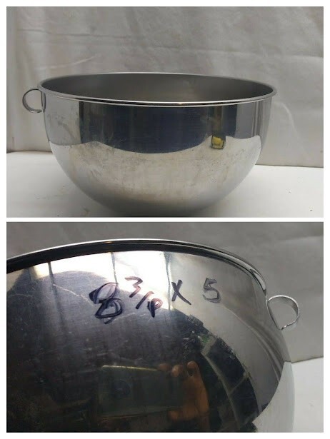 Mardigian Heavy Duty StainlesS 3QT Mix Store Serve Nest Thump Ring Bowl LARGE