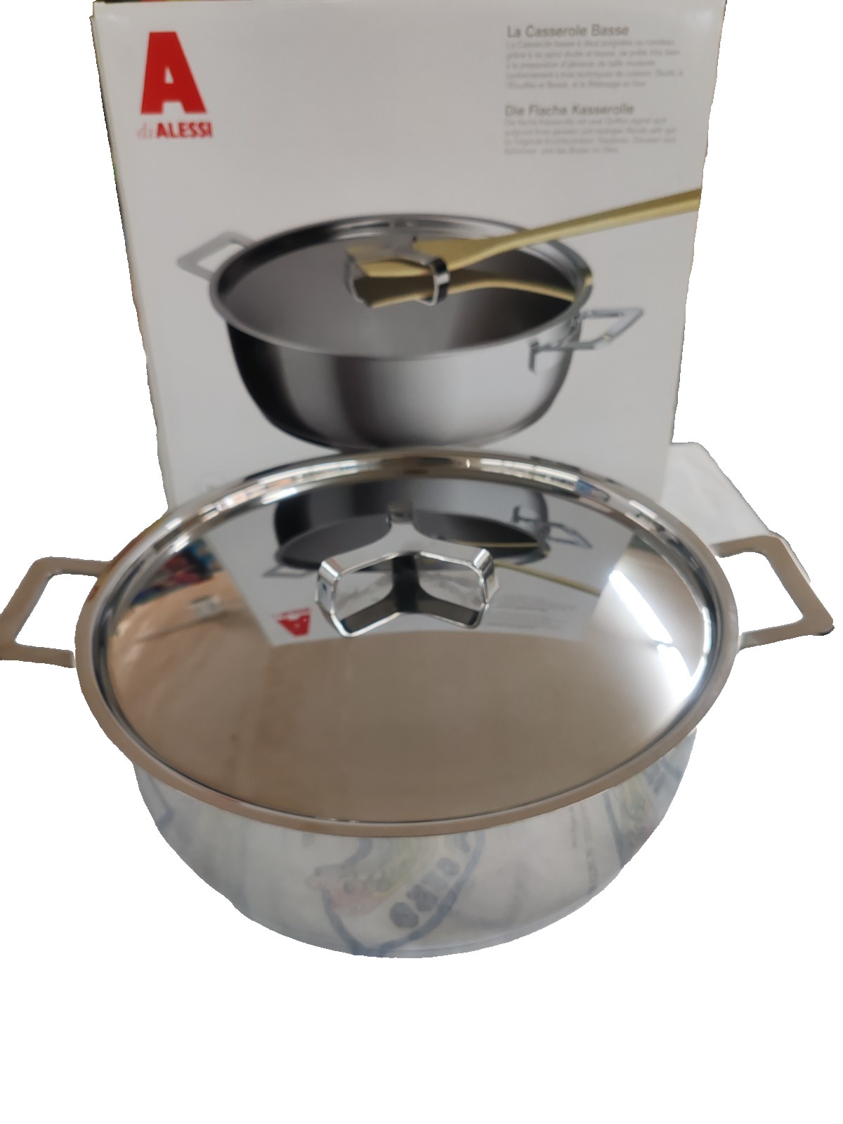 Alessi-Pots&Pansa Two Handle Casserole jm102/28c