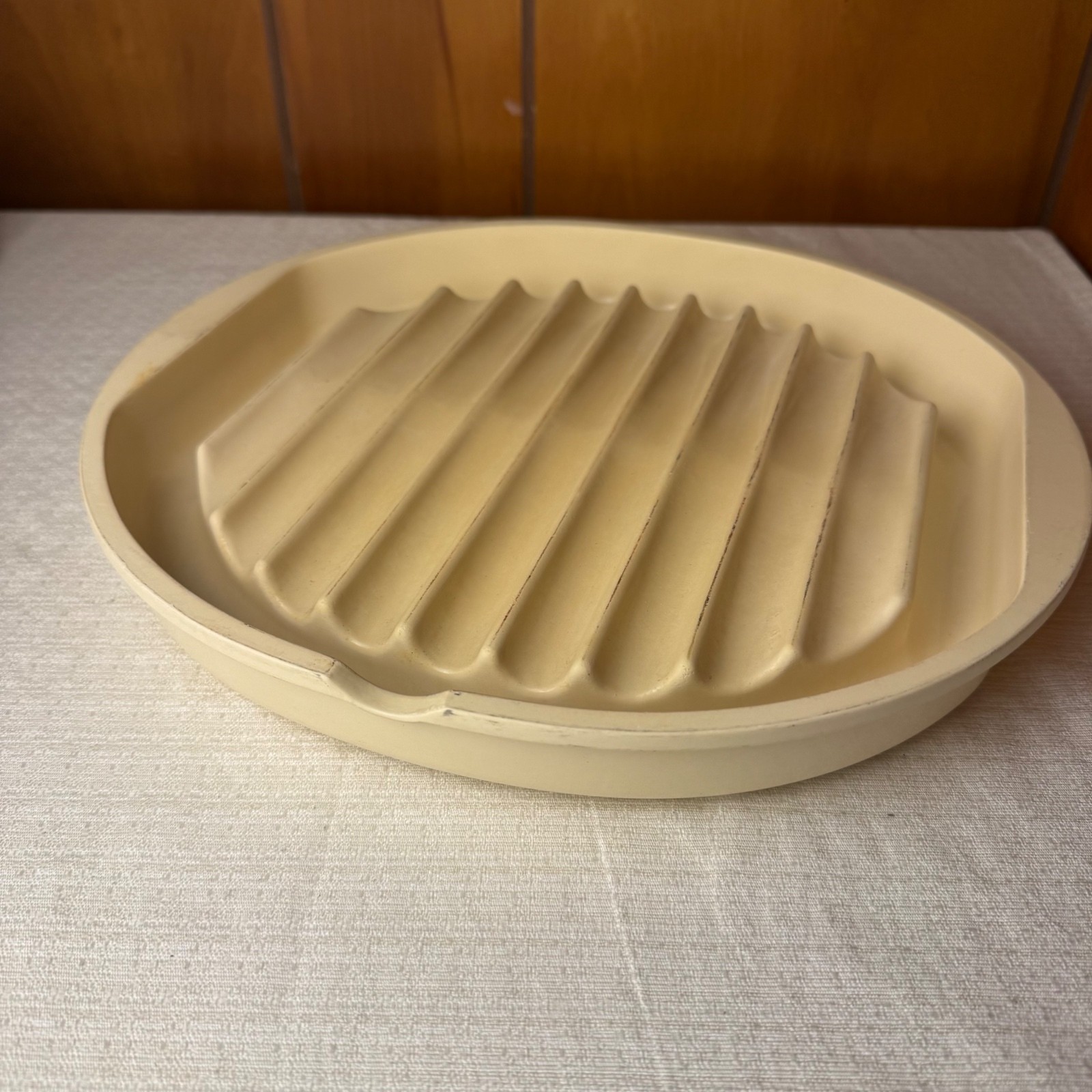 Vintage Rubbermaid Microwave Cookables Bacon Cooker Rack Tray 5518 Beige