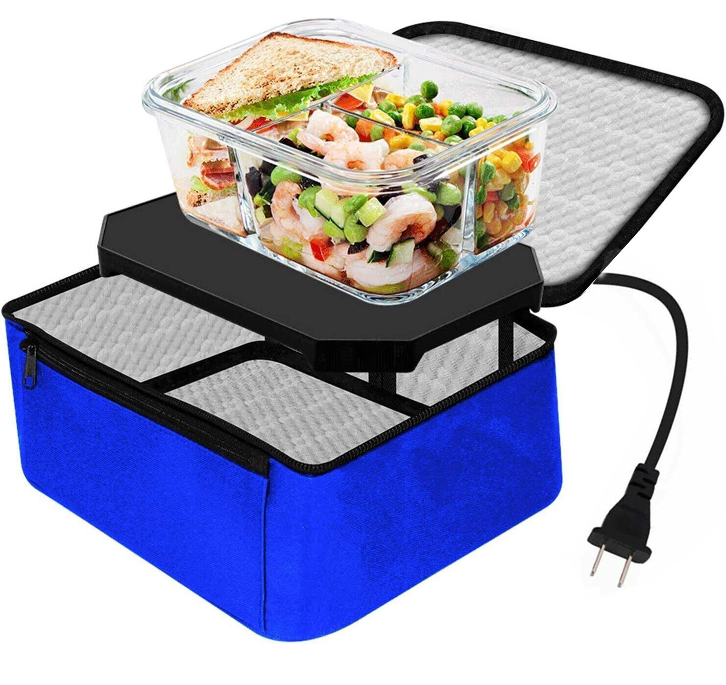 Personal Portable Oven Mini Oven Meals Reheat,Food Warmer with Lunch Bag (110V)