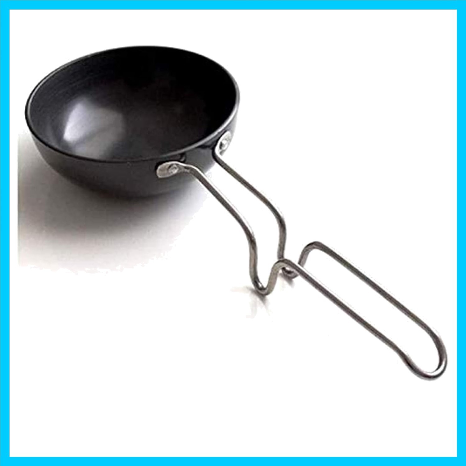 Hard Anodized Aluminium Mini Fry Pan, Dal Tadka Pan Black