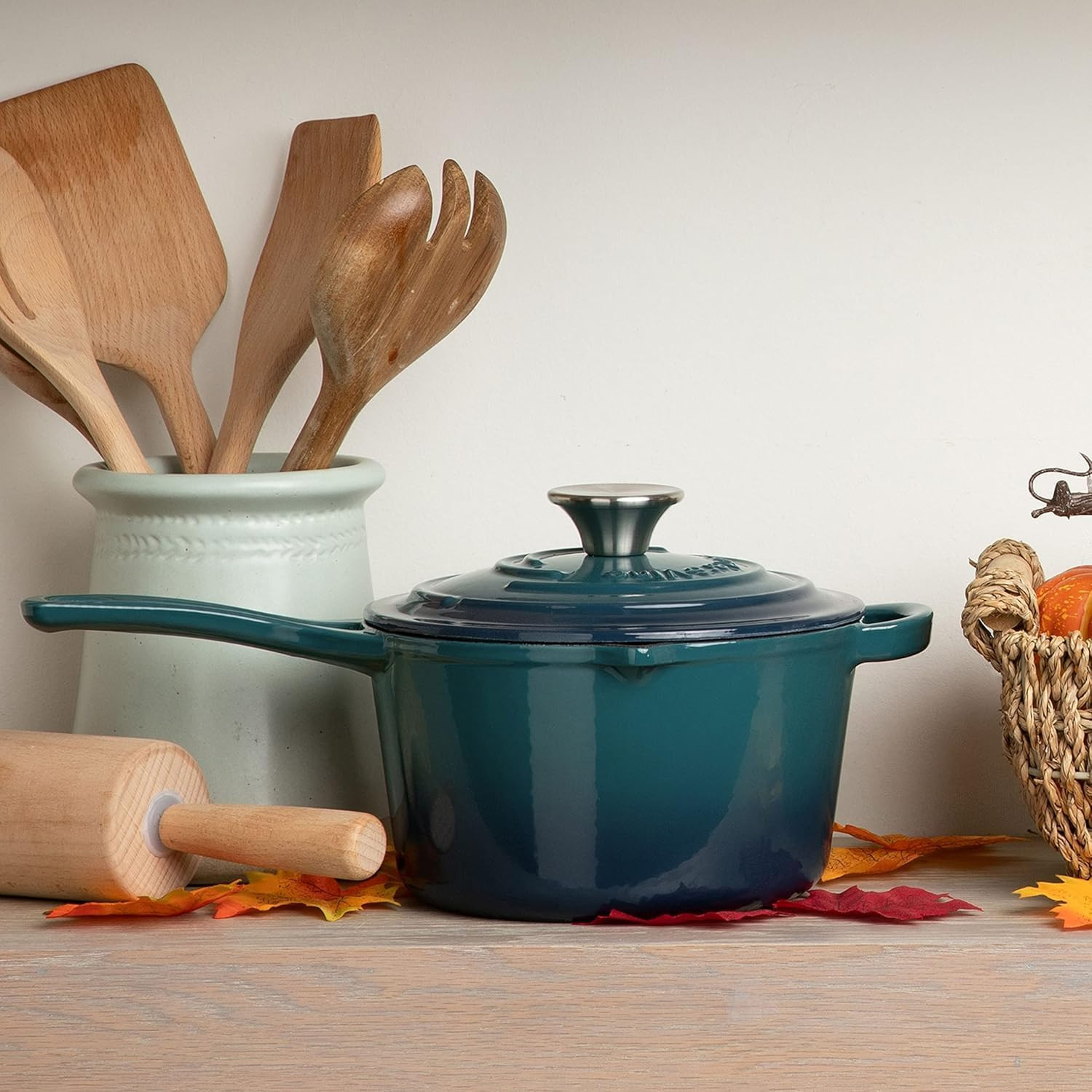 20-Piece Bondi Cookware Set: Dutch Oven, Saucepan, Utensils & Trivets