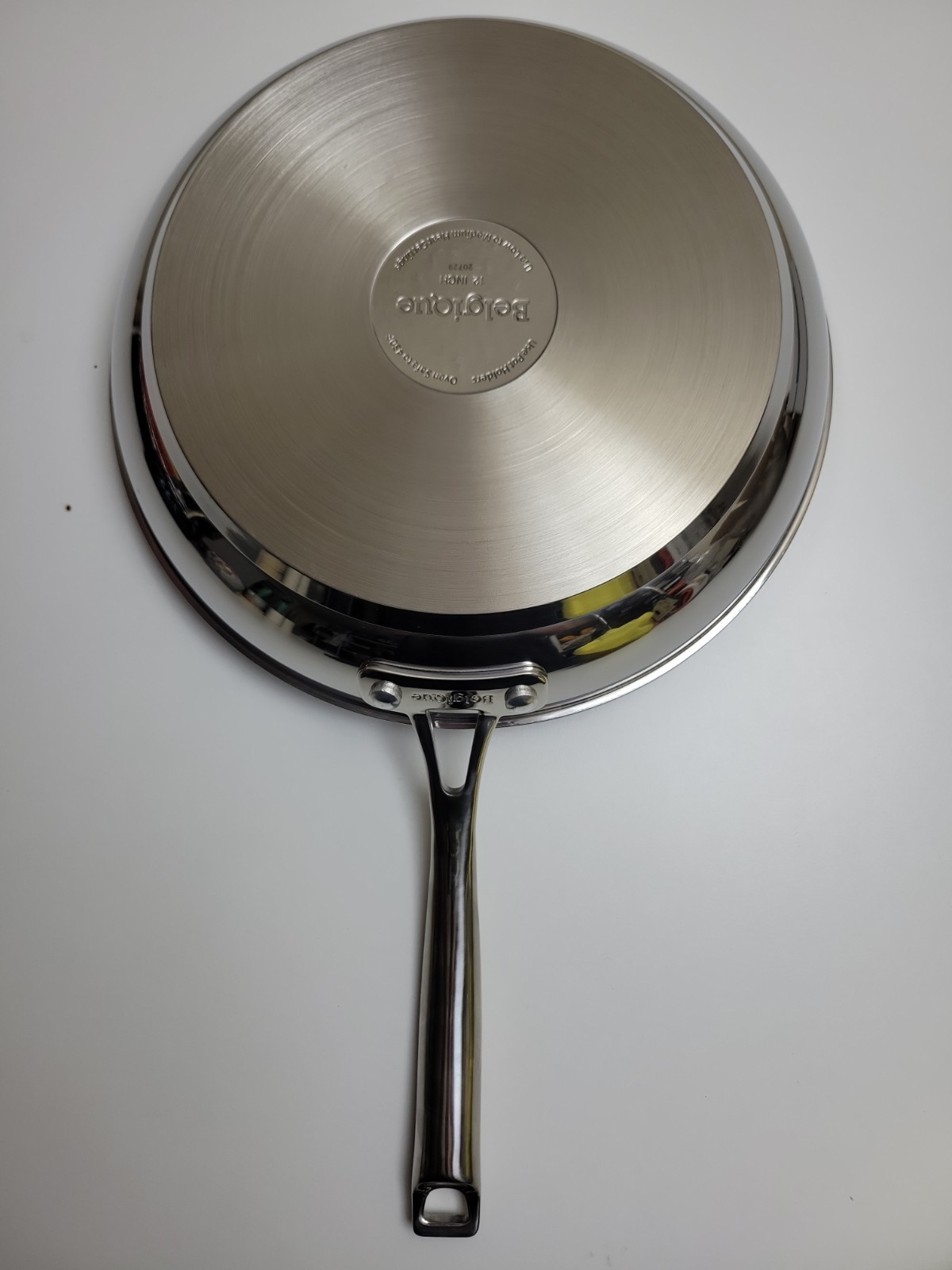 *RARE* BELGIQUE – STAINLESS STEEL – 12″ OPEN FRYPAN – 20729 – BRAND NEW W/ BOX!
