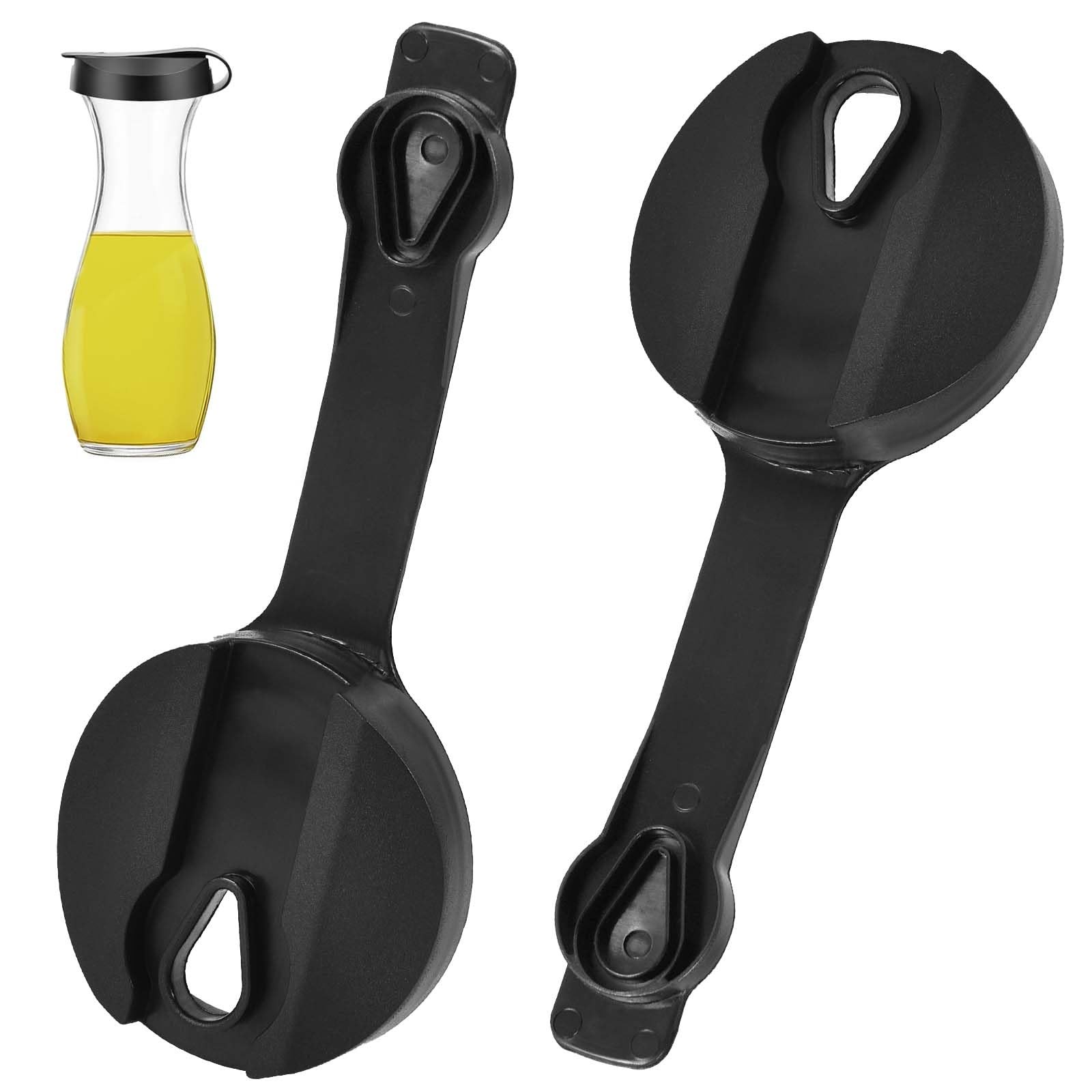 2-Pack Replacement Lids For Good Seasons Salad Dressing Cruet Glasses,Plastic