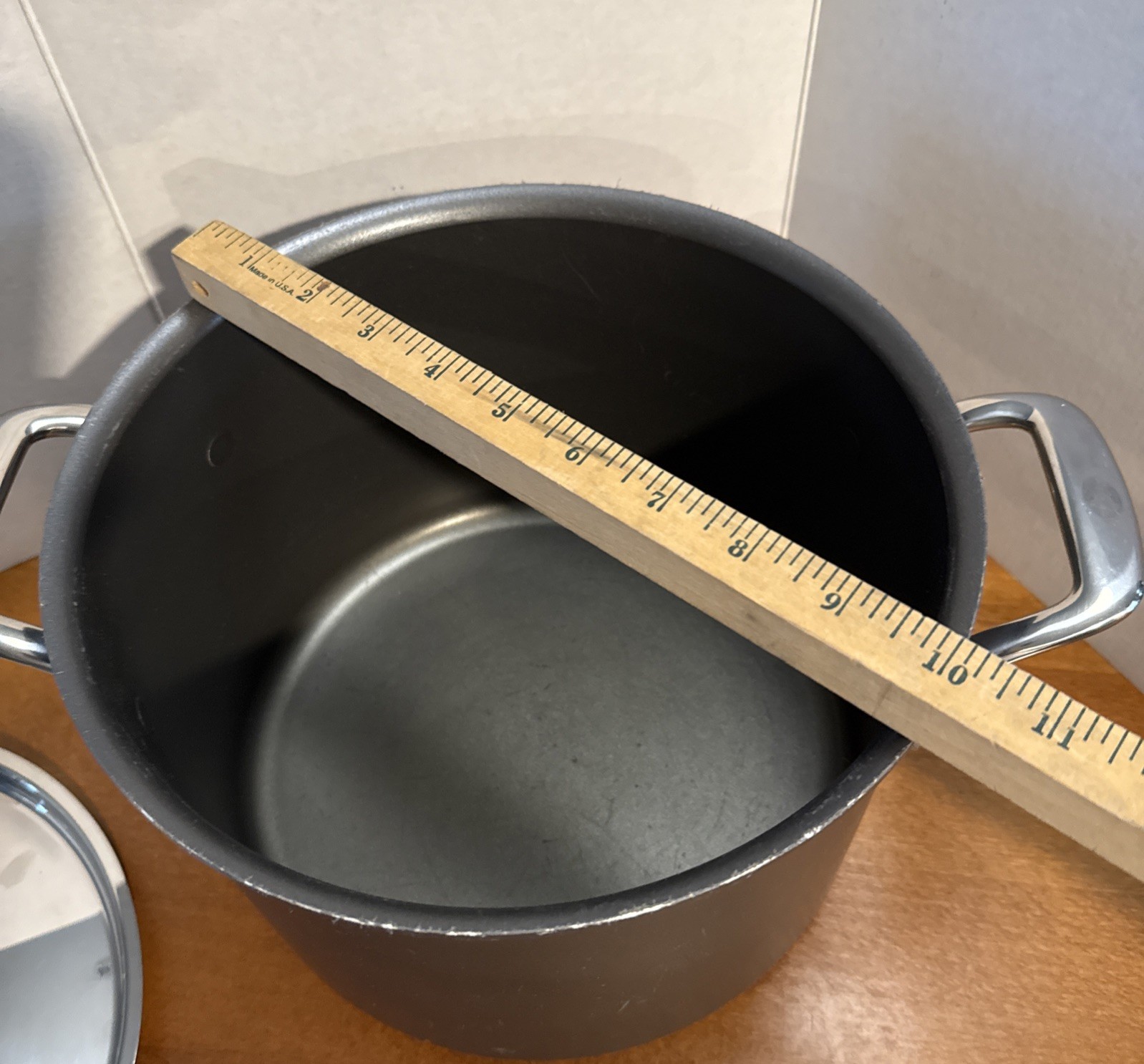 Breville 8 qt Quart Thermal Pro Hard-Anodized Stock Pot & Stainless Lid