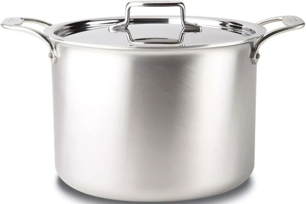 All Clad BD5 #5512 Brushed Stainless Steel 5Ply 12 QT stock Pot Retail $515!