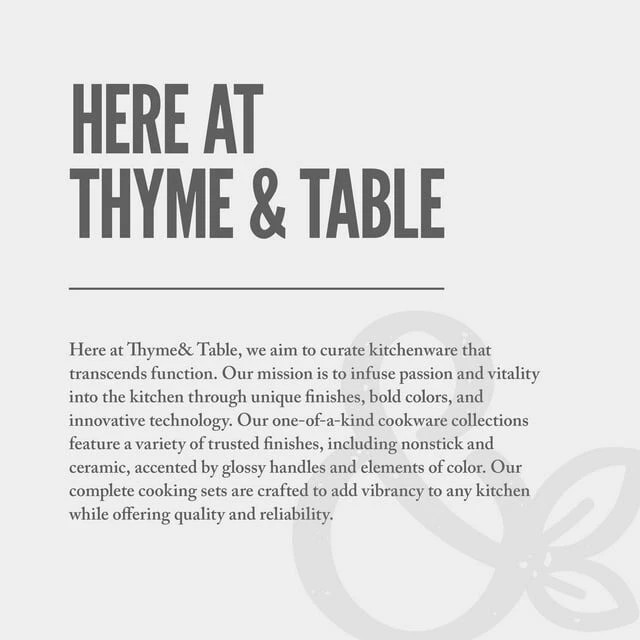 Thyme & Table 10″ Non-Stick Fry Pan Green Granite Induction Dishwasher Safe NEW