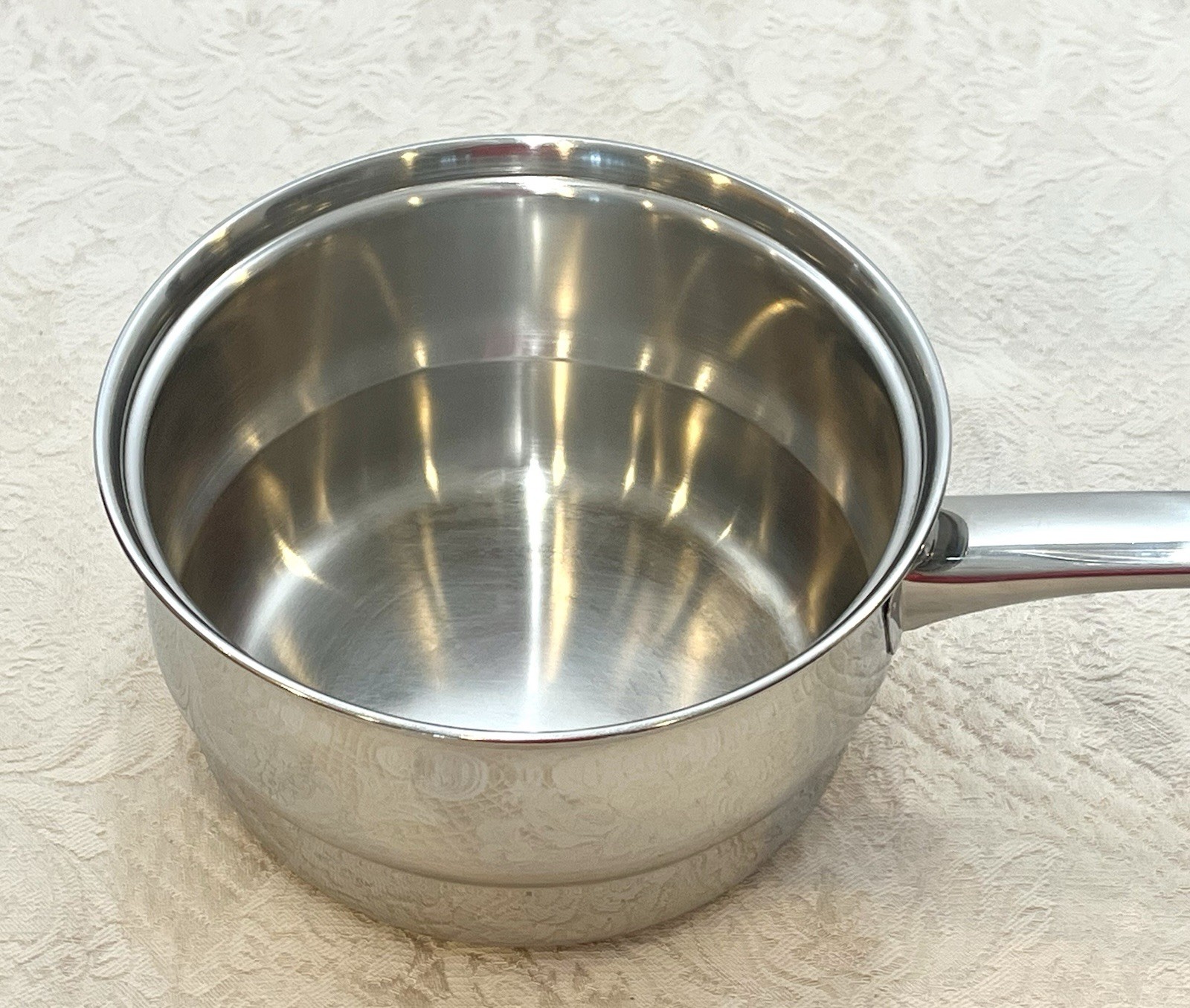 Vintage Belgique Tools Of The Trade Stainless Steel 2 Quart Double Boiler Pan