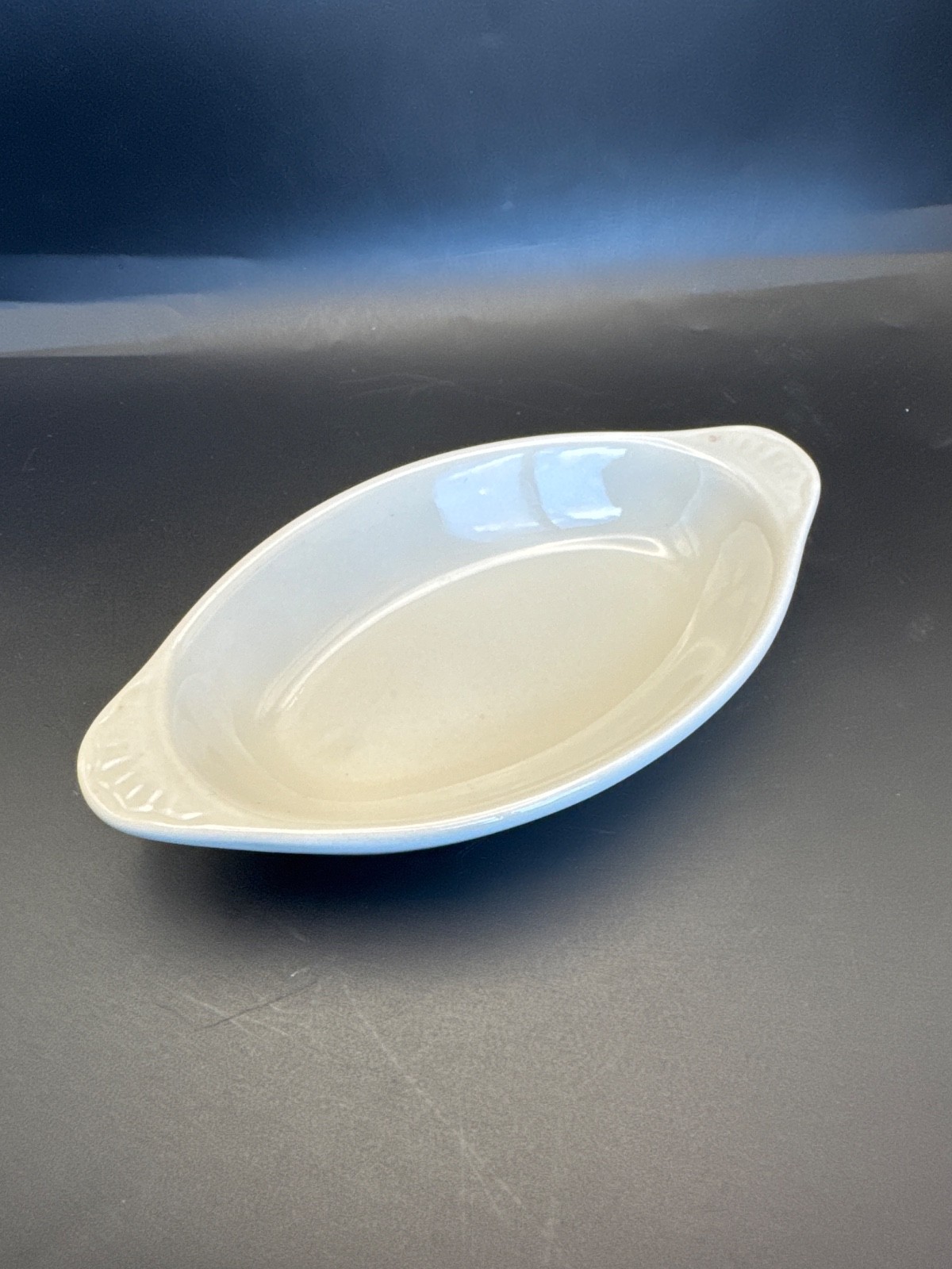 Ceramic Baking Dish White DC626 USA 6 inch