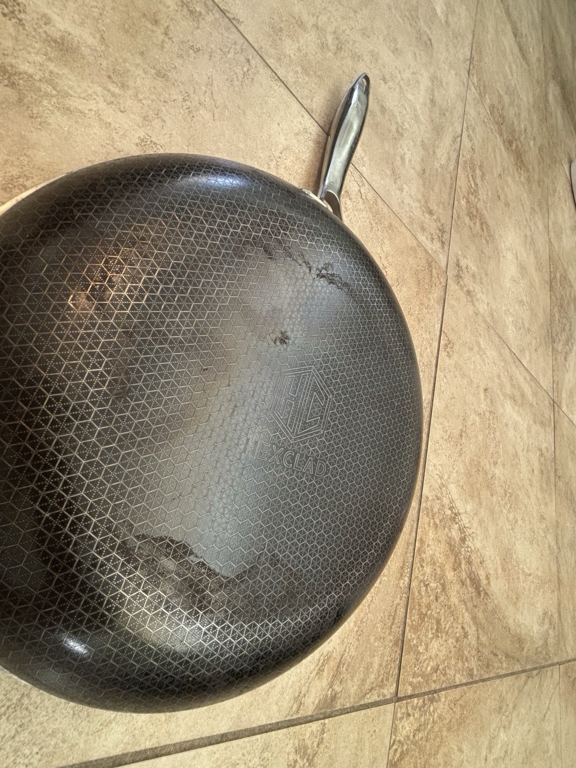 HexClad 12″ FRYING PAN 12-Inch 12 Hybrid Non-Stick NO Lid – Used Good Condition