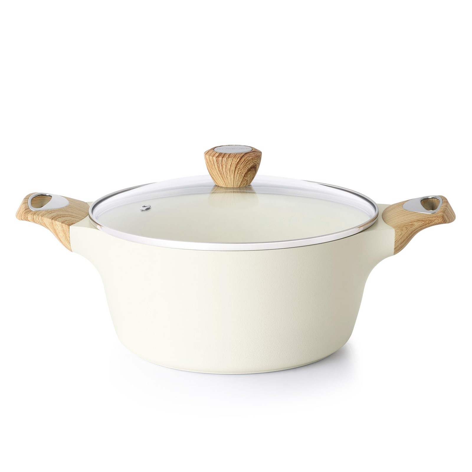 Ceramic Nonstick Stock Pot with Lid, 2.6/4.5/6.6/8.5 QT Soup Pot Casserole, N…