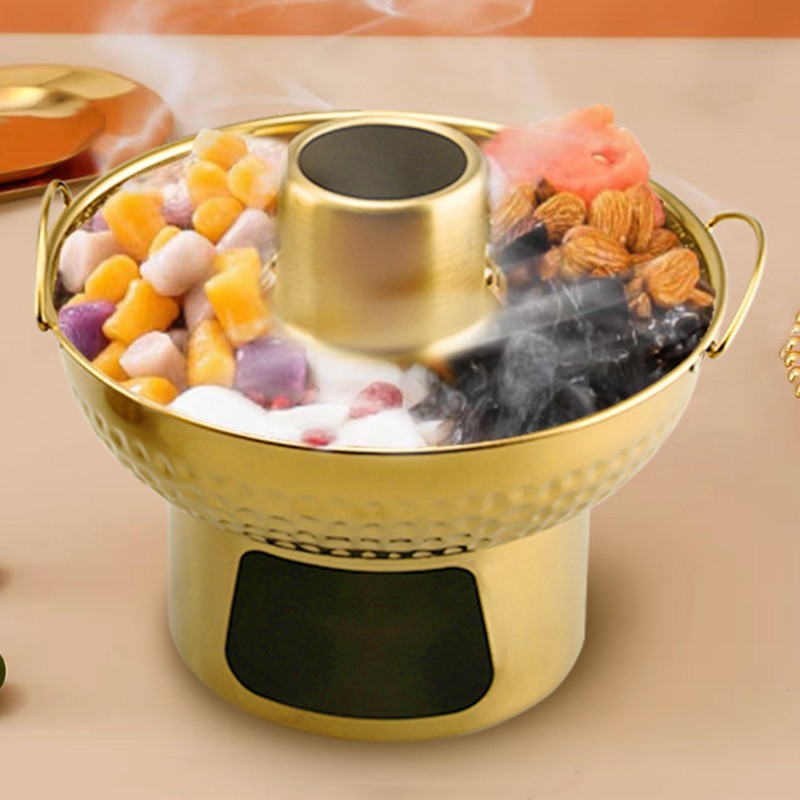 Traditional Chinese Hot Pot Small Hot Pot Camping Outdoor Pot Kitchen Cookware
