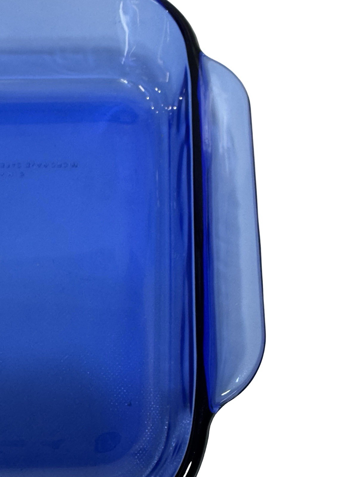 Pyrex Cobalt Blue 2 Qt Square Baking Dish 222-R 8×8 Vintage Glass Oven USA