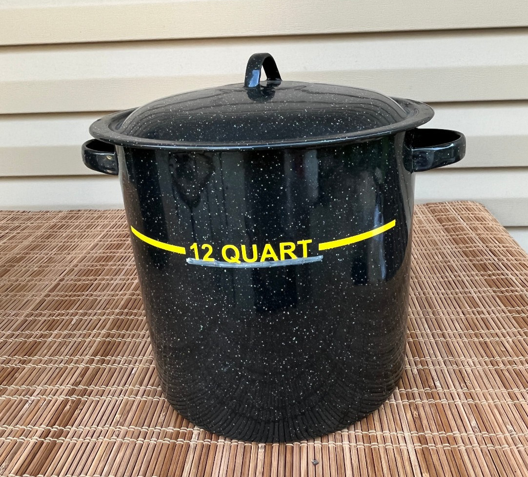 12 Qt Stock Pot With Insrt And Lid
