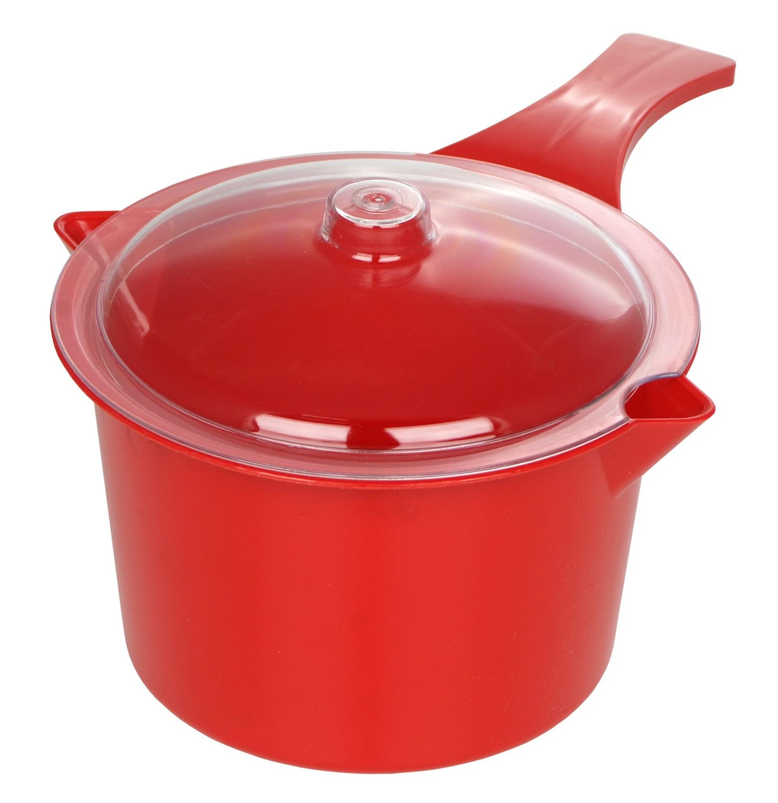 Microwave Safe Pot with Lid & Spout – Cooker & Steamer For Dorm, College or H…