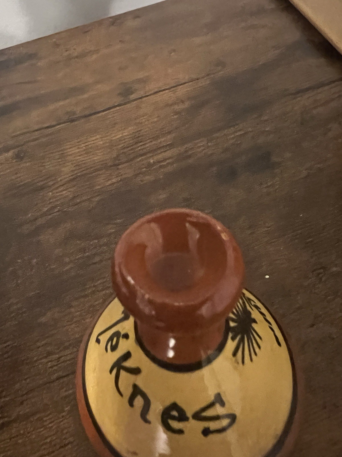 Vintage Pottery Three Spice Holder, Moroccan Tagine Salt Pepper Cumin Curry
