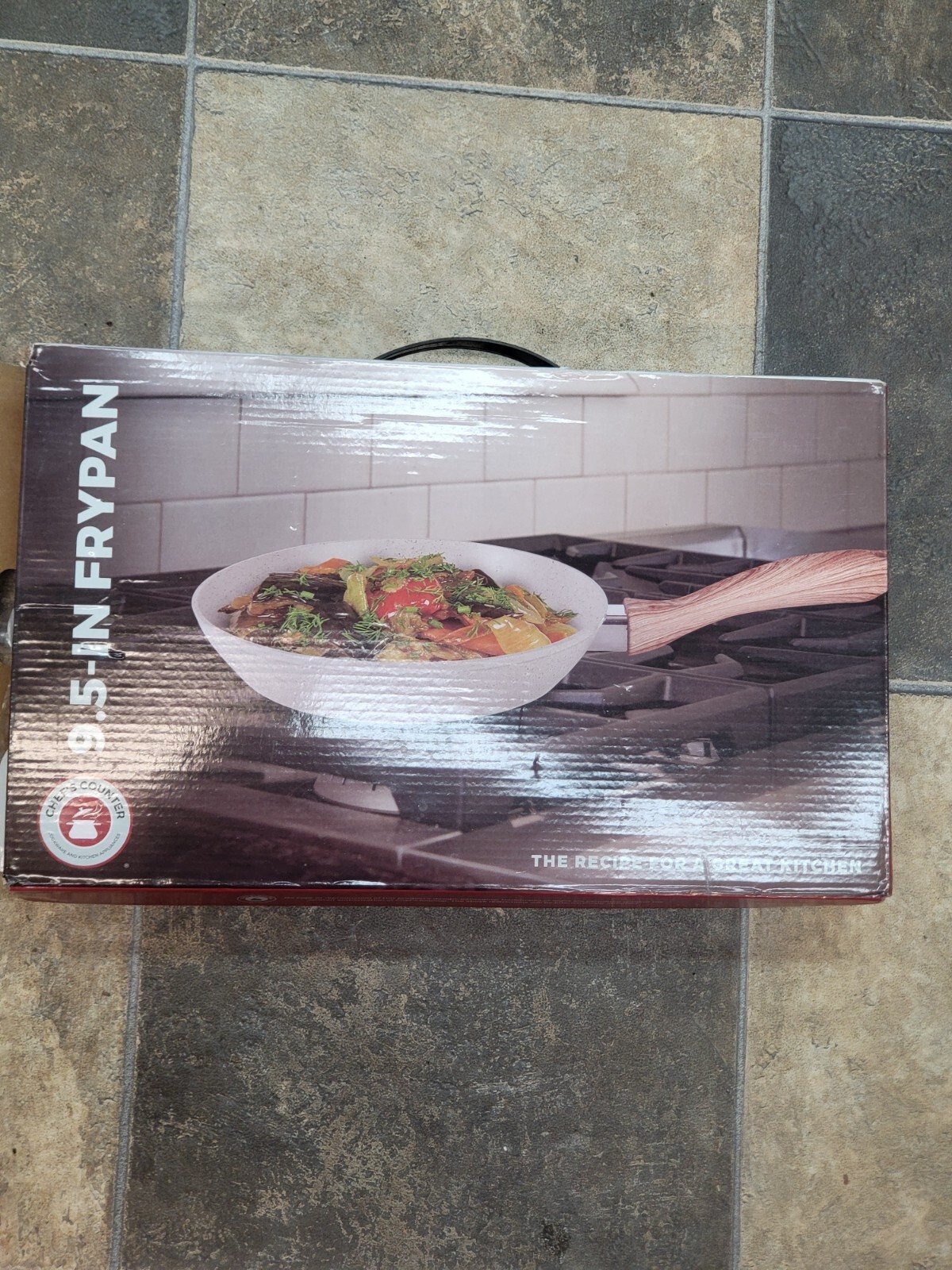 Chef’s Counter 9.5 Fry Pan – 2 Layer Ceramic Coating, Induction Bottom – BNIB