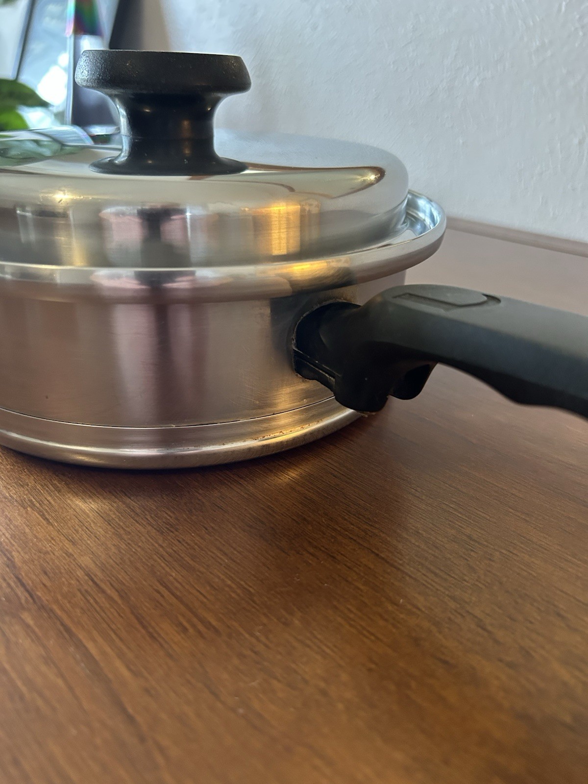 VTG Lifetime 6 Ply Stainless Steel Sauce Pan W/ Lid 1-1/2 Qt 8.5″ T304 CC USA