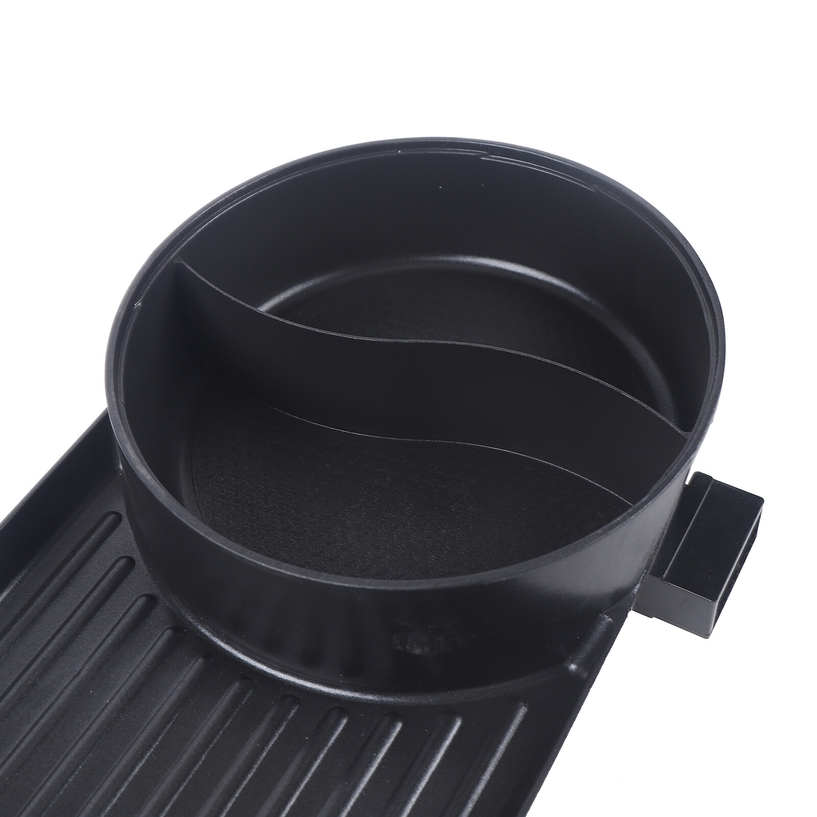 2 In 1 Hot Pot Barbecue Grill Portable Electric Non-stick Teppanyaki Pan Soup