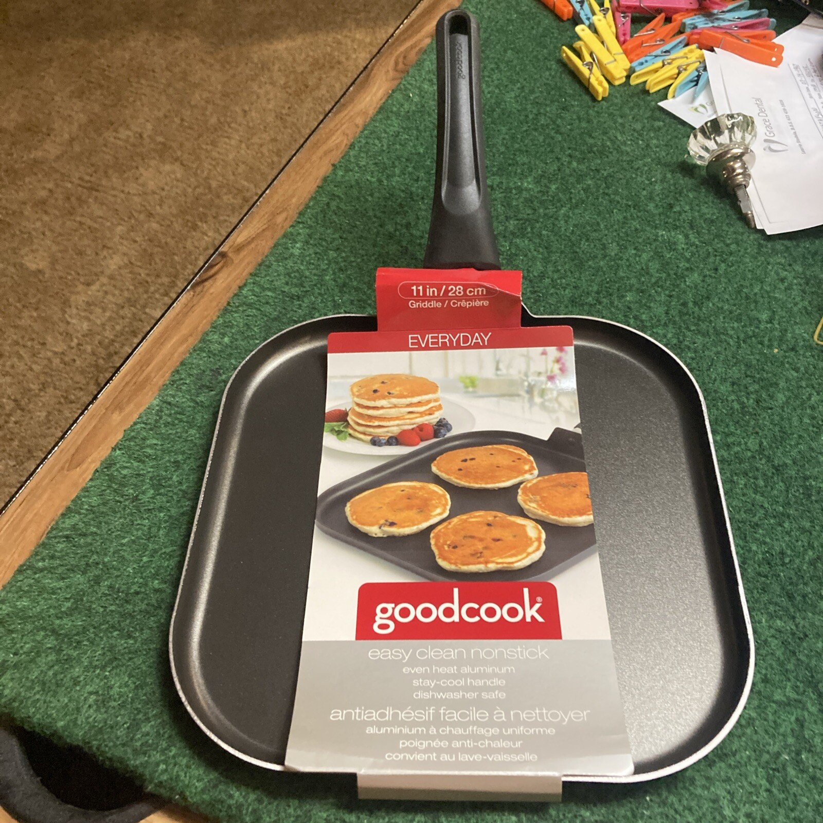 Good Cook 06172 11" Non-stick Square Griddle Pan