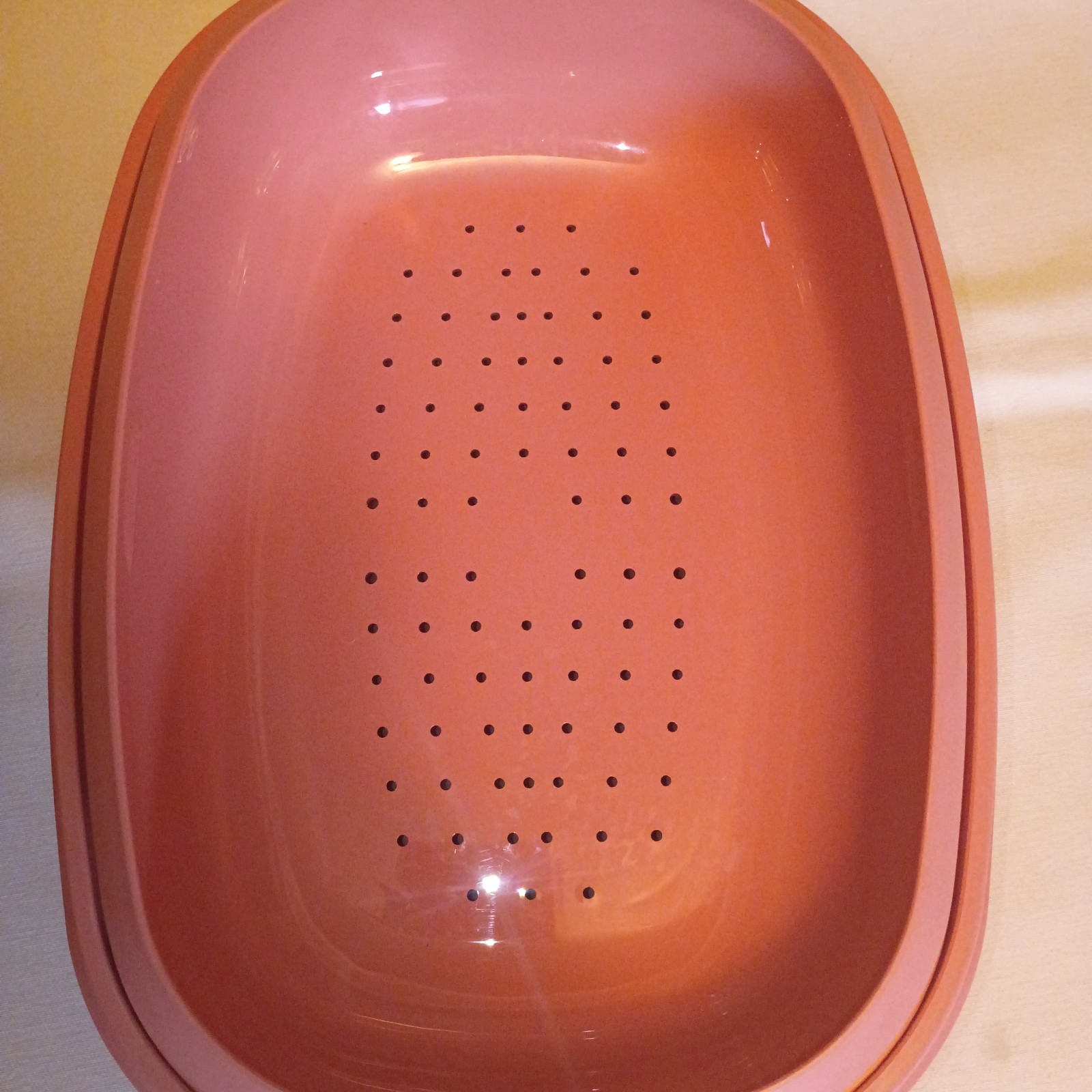 Vintage MCM Tupperware Microwave Food Steamer 3 Piece Set Very Little Signs Used