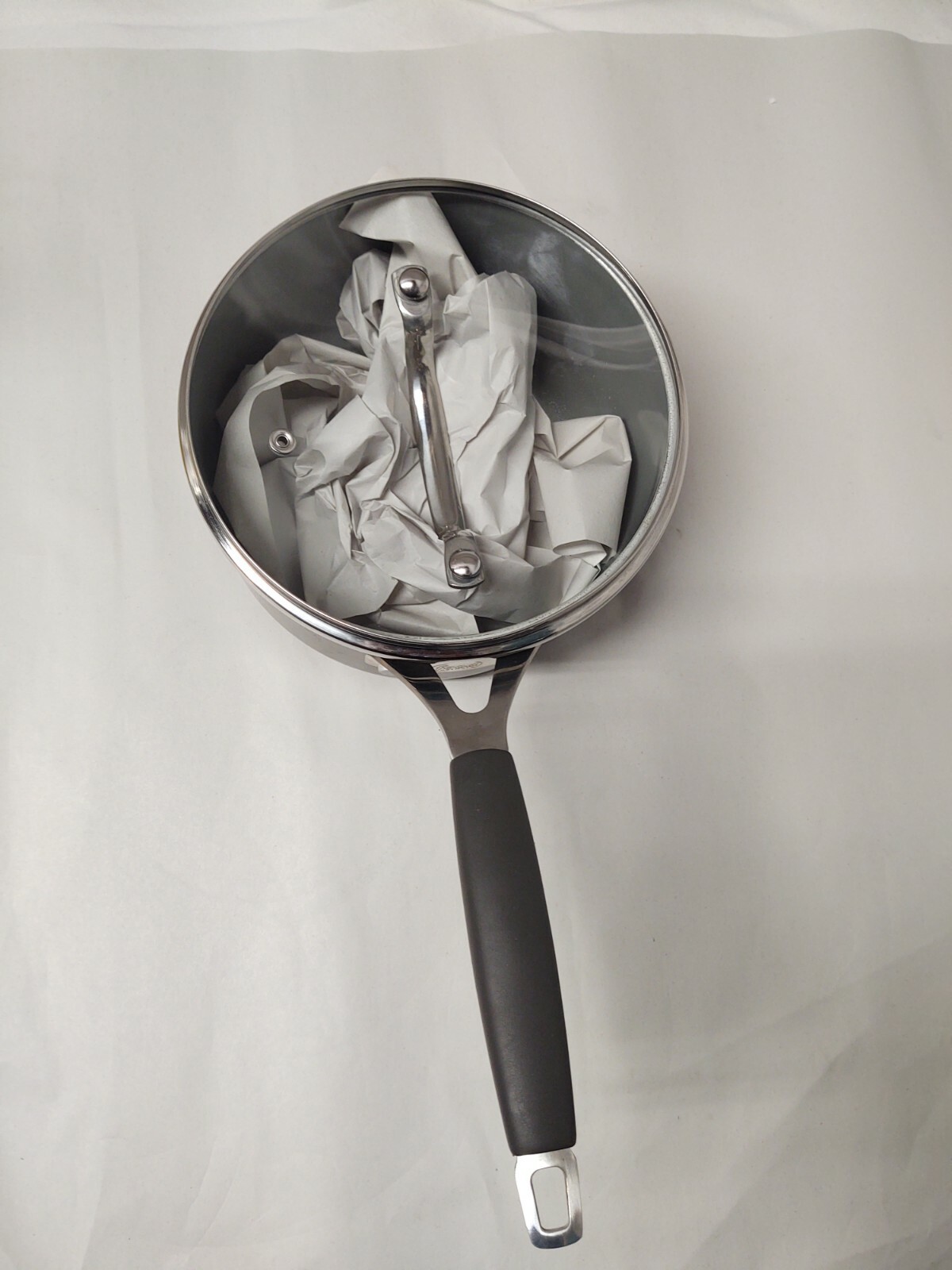Food Network 2.5 qt. 2.3 L Covered Skillet 7.5 inches Bronze Cooking Suace pot.