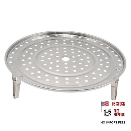 304 Stainless Steel Steamer Rack, Multifunction Steam Basket with 10.2 Inches