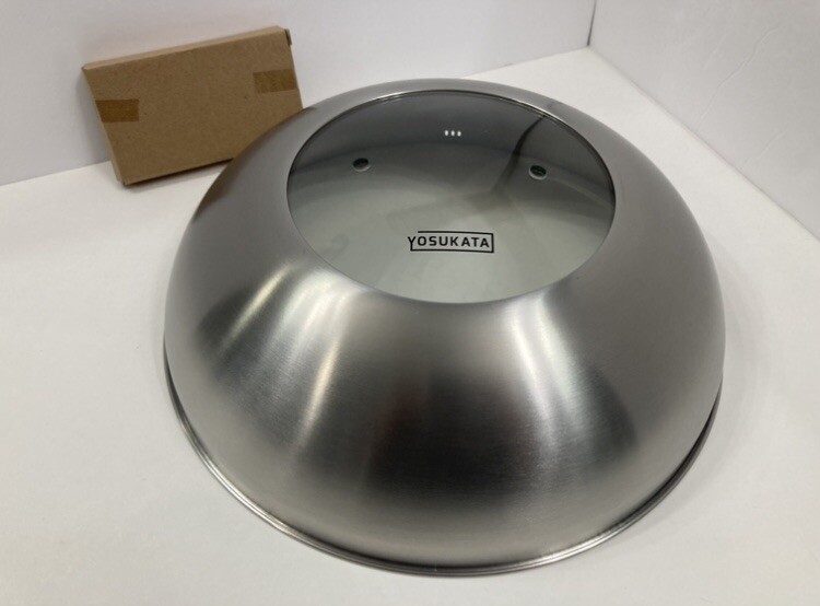 Brand New YOSUKATA 13.5” WOK LID Cover Stainless Wok Inox Tempered Glass