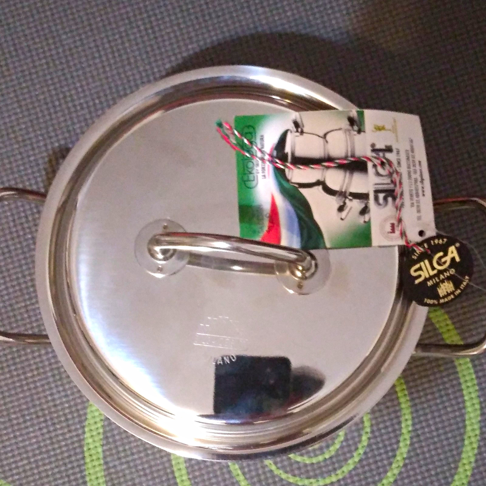 SILGA Milano Stainless Steel 5L Stockpot w/ Lid Double Handles 20cm
