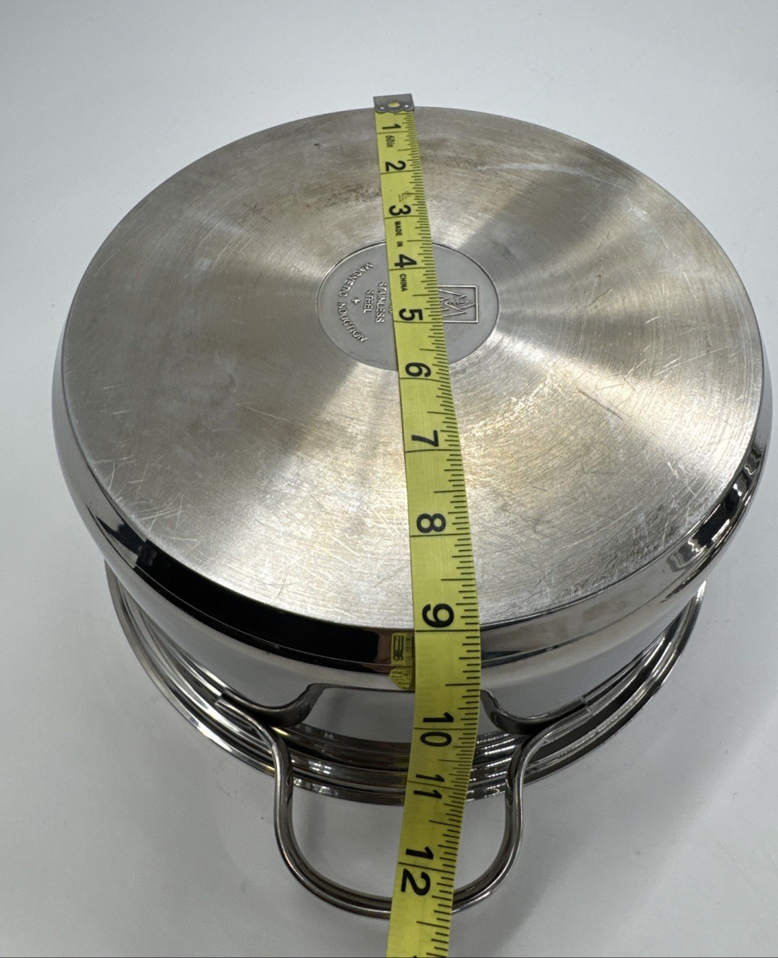Magma Stock Pot with Lid Double Handle Magnetic Induction 18/10 Stainless Steel