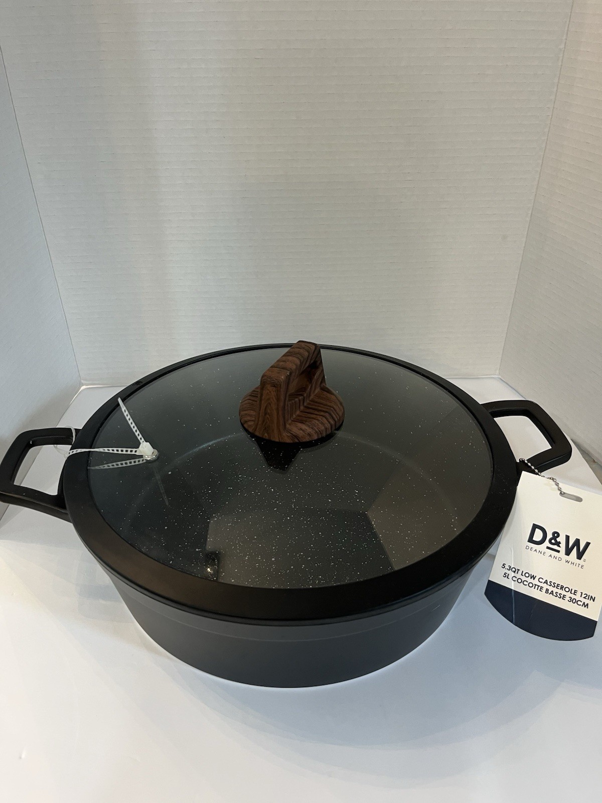 D&W Deane And White 5.3 Qt Low Casserole 12in