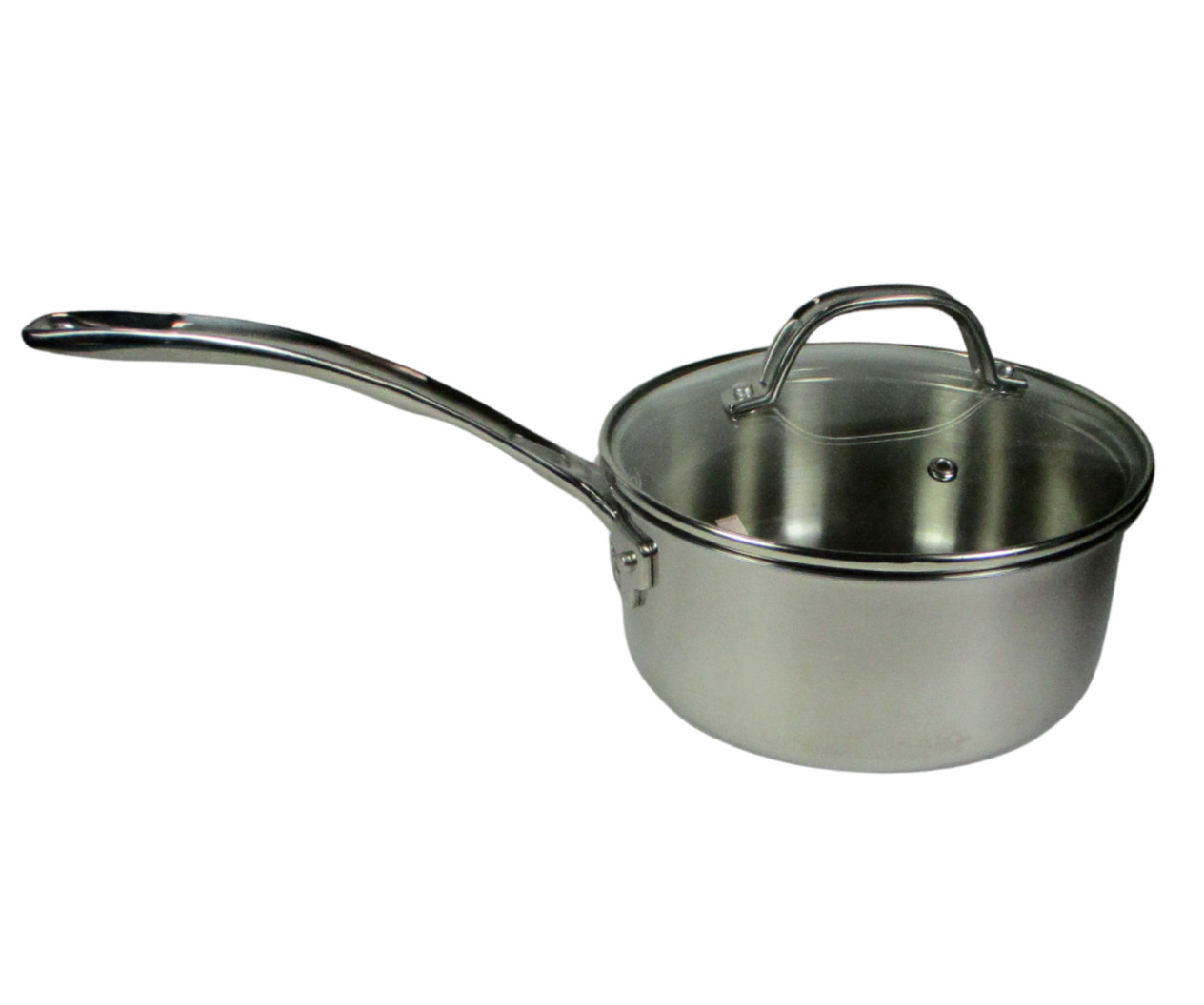 Viking 3-Ply Stainless Steel 2.25 Quart (2.1 Liters) Saucepan / Pot Glass Lid