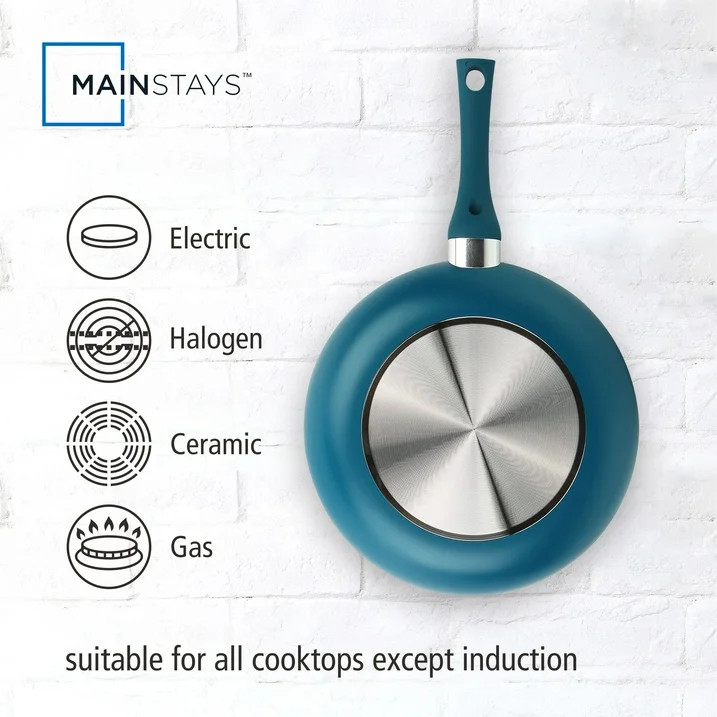 Mainstays Ceramic Aluminum Nonstick 12in Frypan Corsair