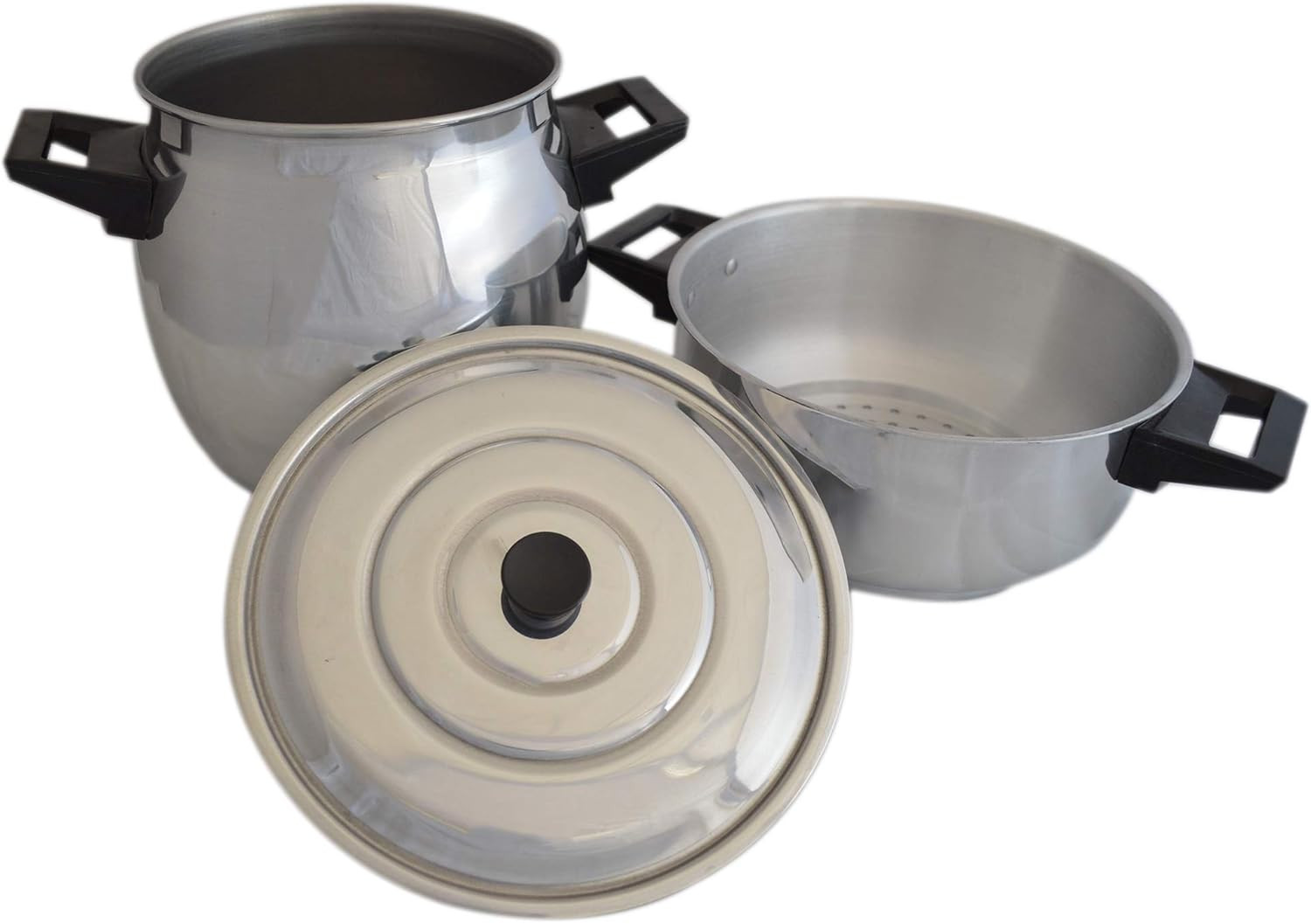 Moroccan 6L Couscoussier Steamer Pot – Authentic Couscous Cooker from Morocco
