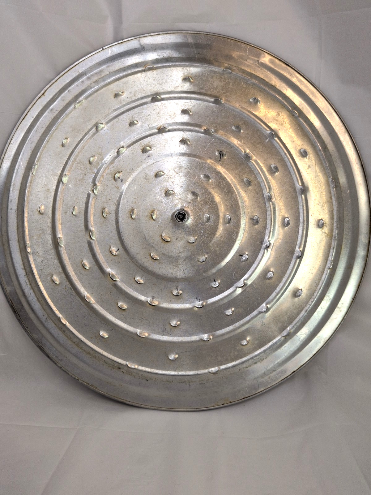 Aluminum Steamer Lid for Cooking 12” Steam Vented Black Handle Vintage