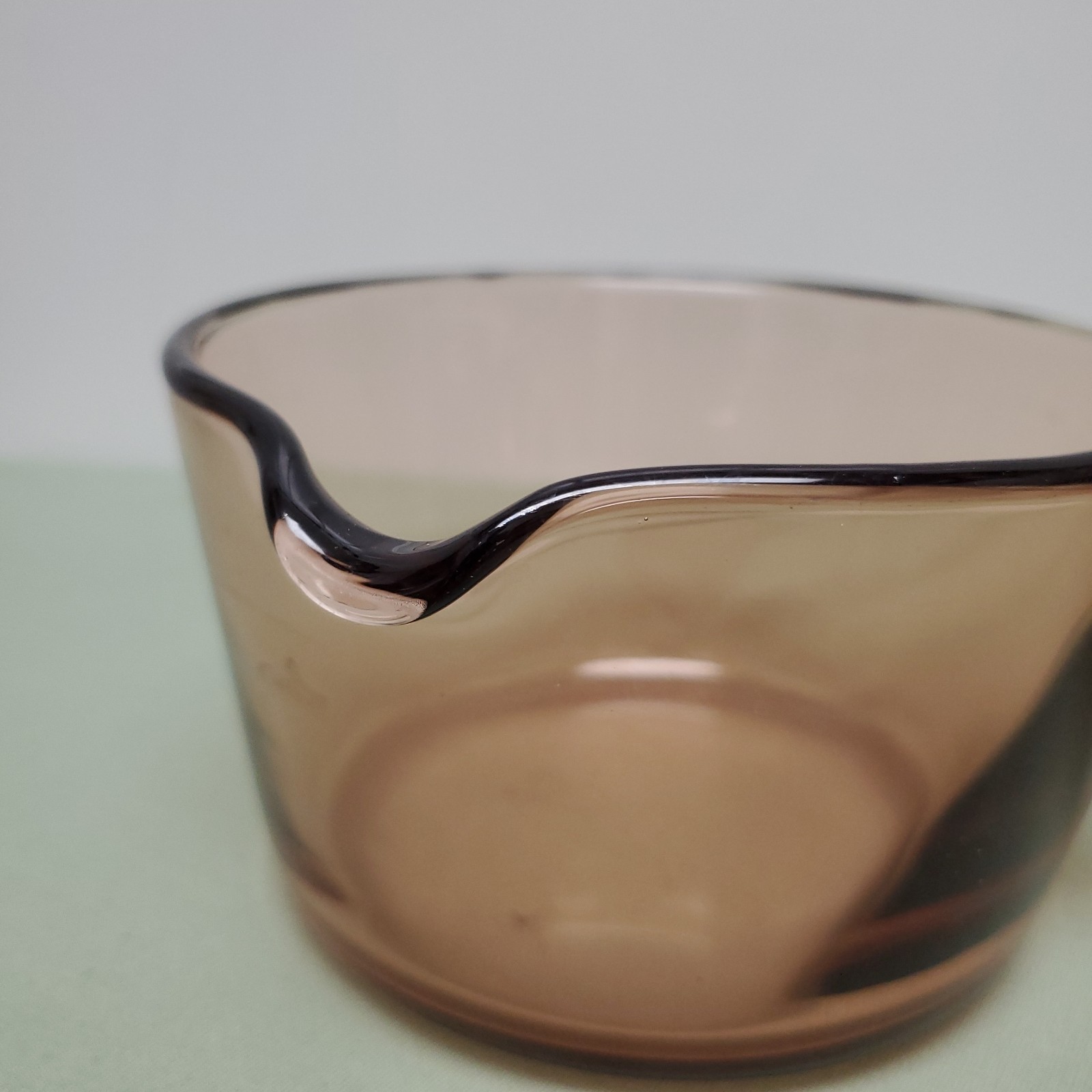 Vintage Corning Vision Ware 0.7L Amber Sauce Pan Pot w/ Spout – No Lid France