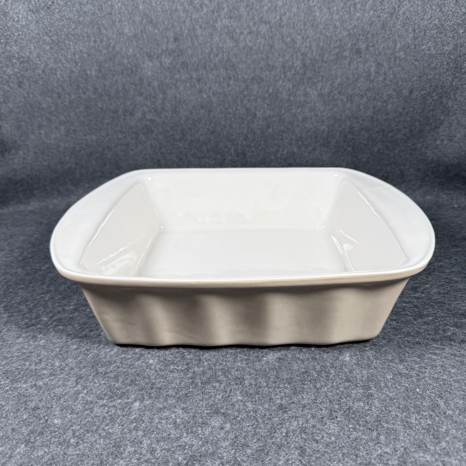 Crofton 9.25″ Square Stoneware Baking Dish Casserole, 3” Deep