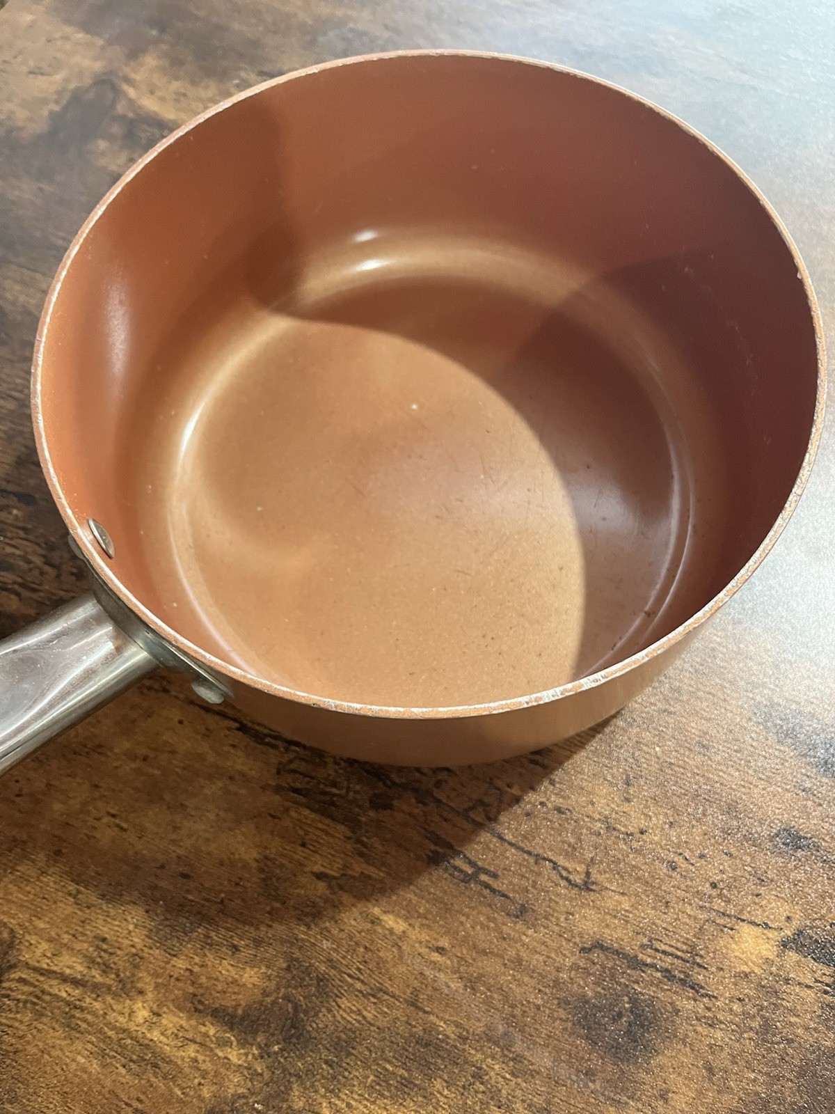 Copper Chef 2.8 QT Coppertone Coated Saucepan