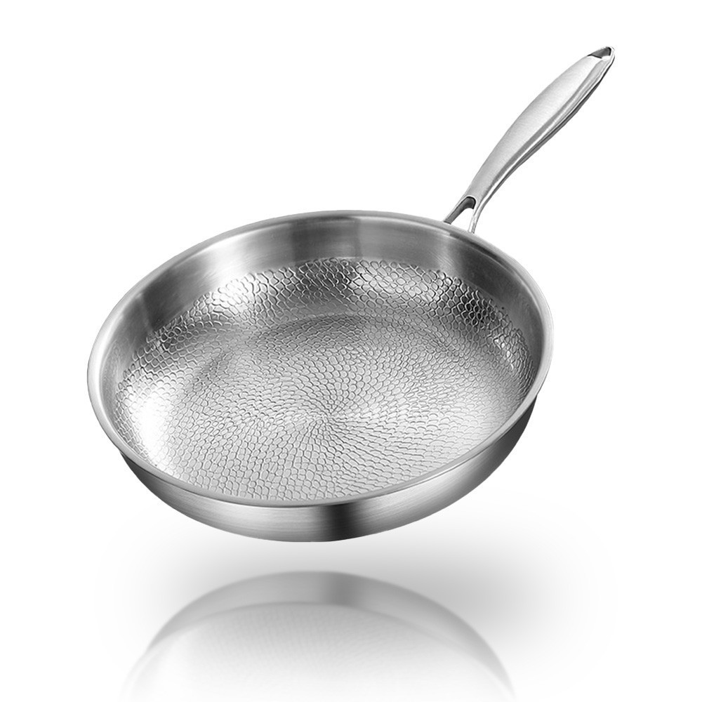 New Pure Titanium Pan, 100% Titanium Pans for Cooking Non Stick, Stainless Steel