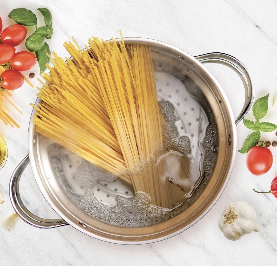 NEW Tramontina Stainless Steel 8-Quart Multi-Cooker with Pasta Insert