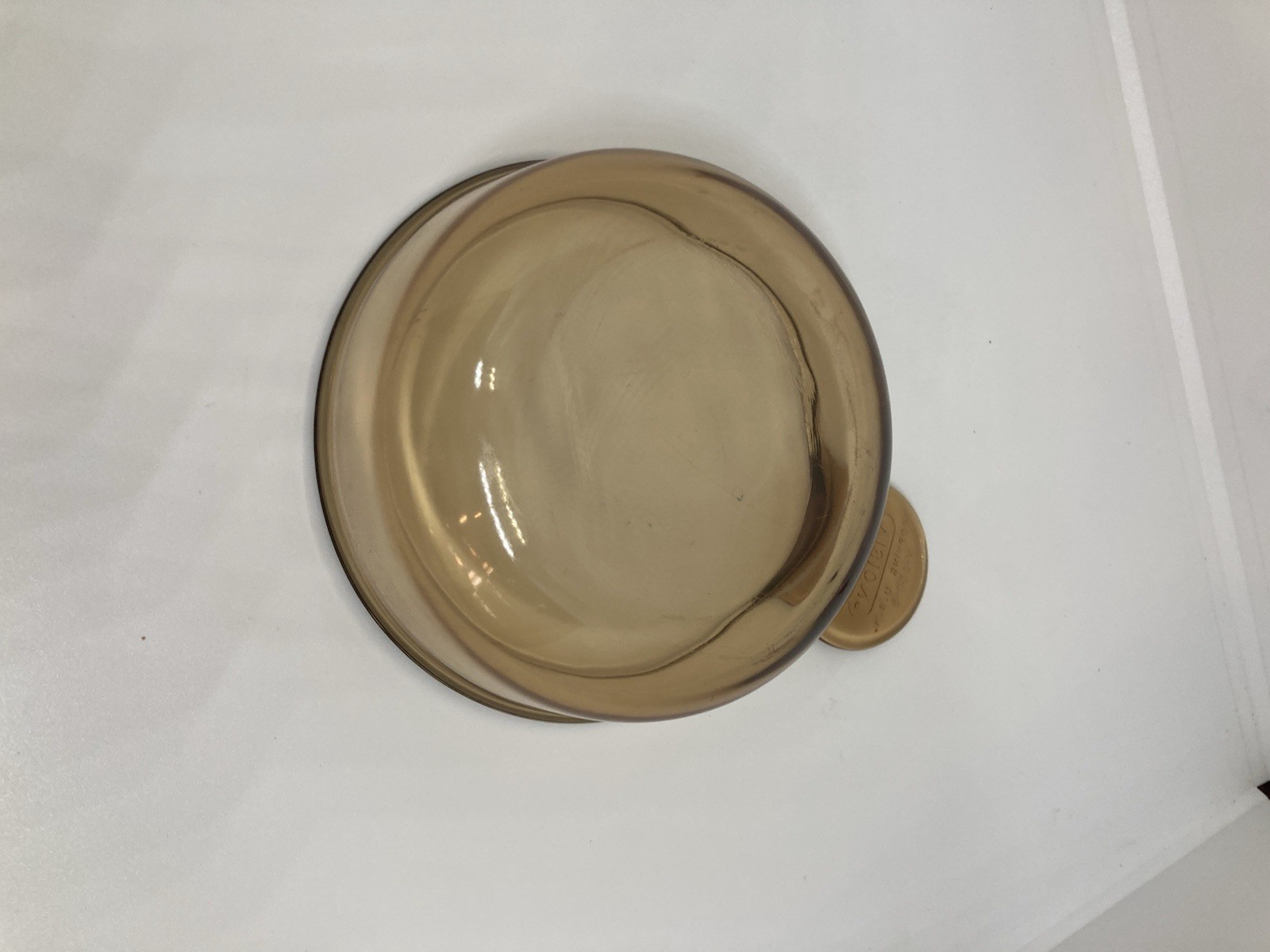 5 pc Lot Visions Cookware Corning Ware Amber Skillet w/ Lid Pot Microwave Bowl