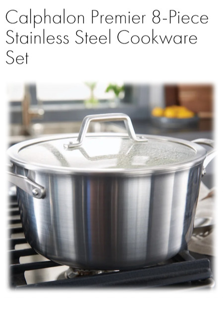 Calphalon® Premier™ Stainless Steel 8-Piece Set