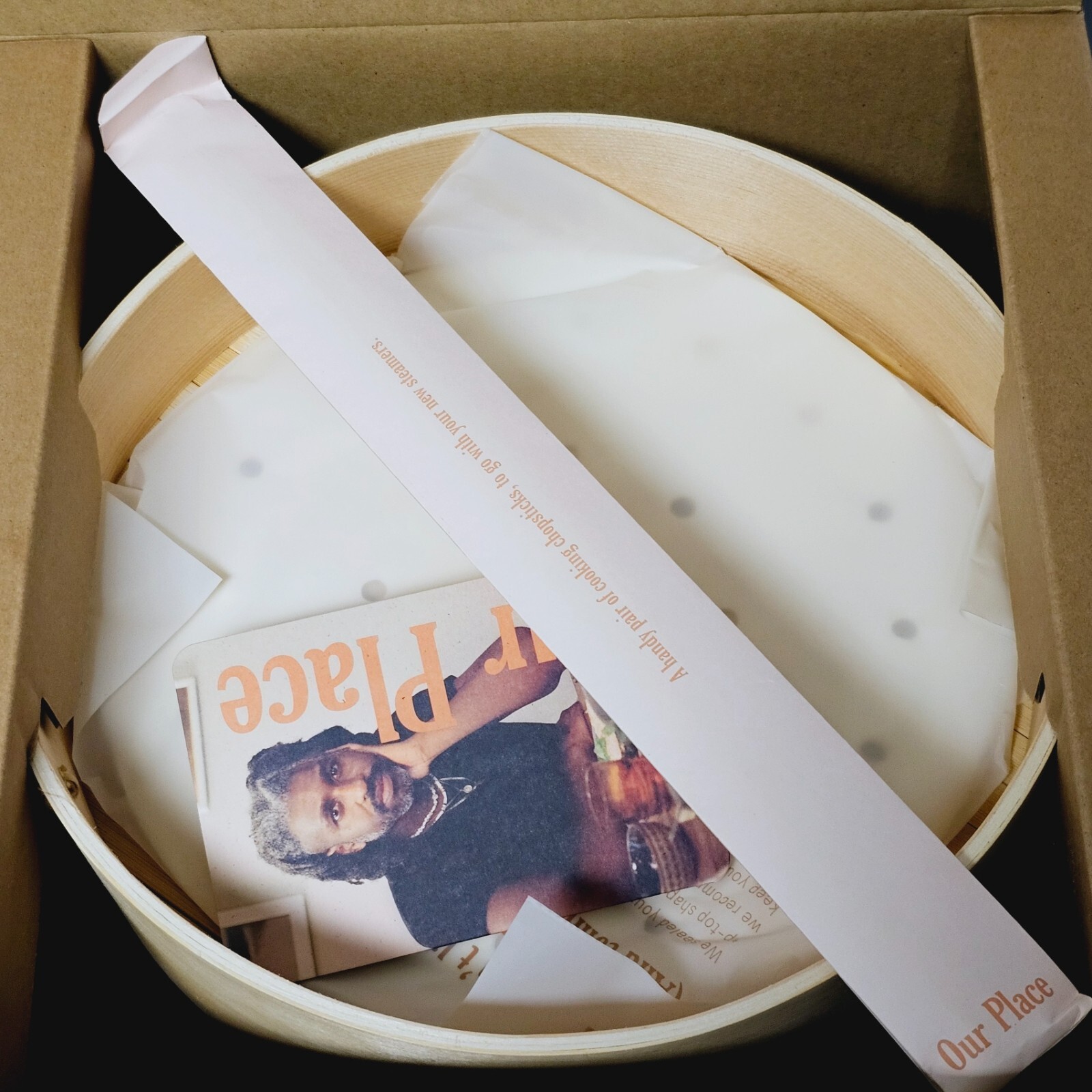 Our Place – Single Spruce Steamer + Chopsticks – Brand New