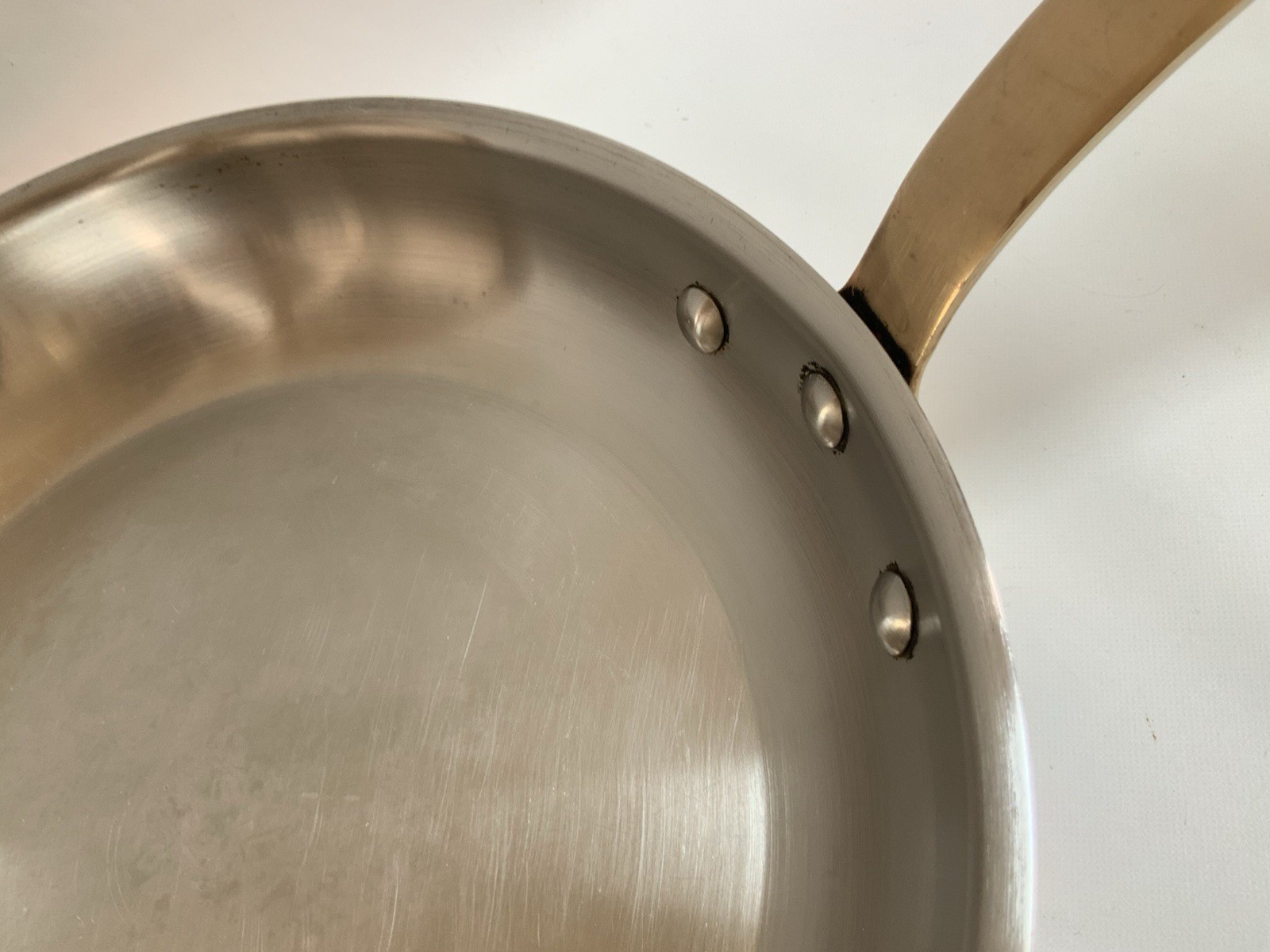 Williams Sonoma Copper & Brass SKILLET Pan 12’’ Made in France